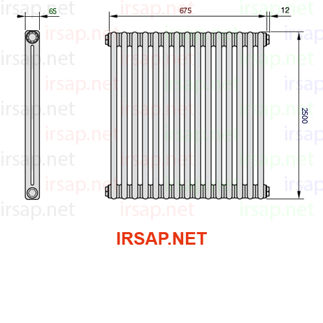 Радиатор IRSAP Tesi 22500/15 T23 CL 01